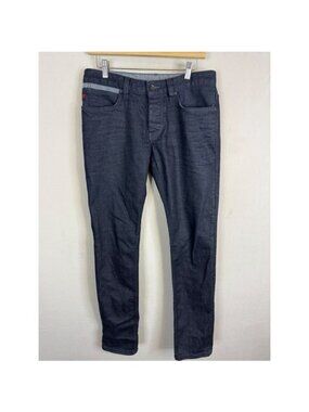 Strellson Sportswear Robin Slim Straight Jeans Dark Indigo 32x34 Button Fly